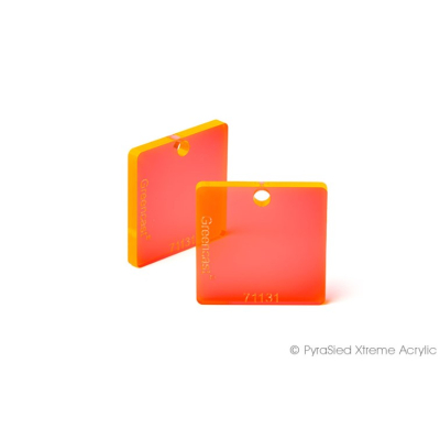 acryl | greencast 71131 fluor oranje 3mm