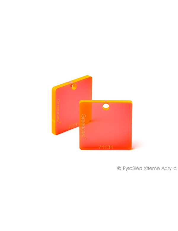 acryl | greencast 71131 fluor oranje 3mm